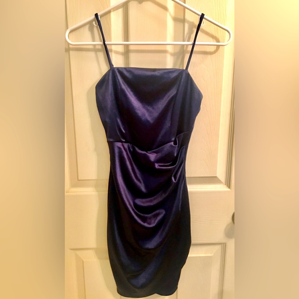 Emerald Sundae Juniors run her asymmetric bodycon dress sz XXS